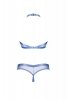 Obsessive Top i stringi Shaderi niebieskie